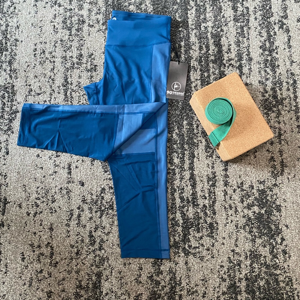 NWT 90 Degree By Reflex Capri Legging